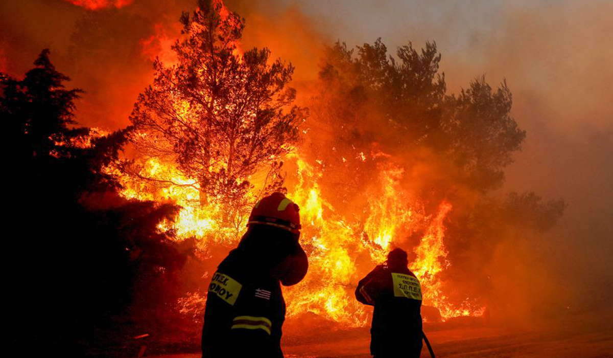 Wildfires breaking out across the world